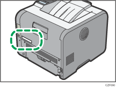 Illustratie van de printer