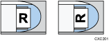 Illustration du placement dans le chargeur automatique de documents (ADF)