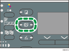 Illustration de la touche Fax