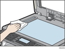 Illustrazione della striscia di vetro