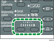 Illustratie van Belichting-knoppen
