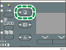 Afbeelding kopieerapparaat-knop