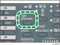 Afbeelding Taakinformatie-knop