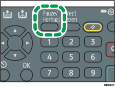 Afbeelding Pauze/Herhaal-knop