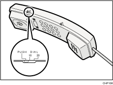 Illustratie van telefoonhoorn