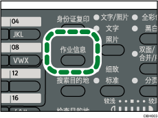 作业信息键图例