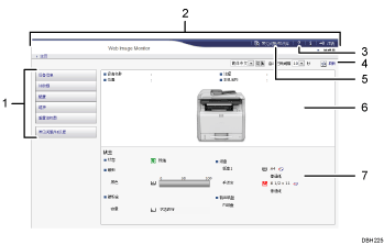 已编号的Web浏览器屏幕插图