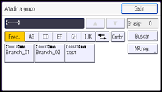 Ilustración de la pantalla panel de mandos