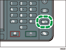 Illustration de la touche Compteur/Outils utilisateur