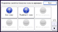 Illustrazione schermata pannello di controllo