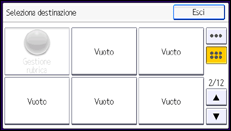 Illustrazione schermata pannello di controllo