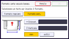 Illustrazione schermata pannello di controllo
