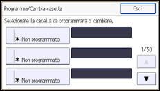 Illustrazione schermata pannello di controllo