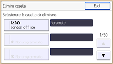 Illustrazione schermata pannello di controllo