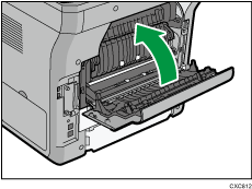 Illustrazione del lato posteriore della macchina