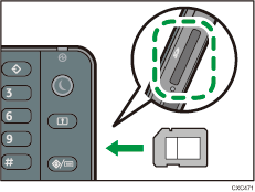 Illustrazione dello slot per supporti