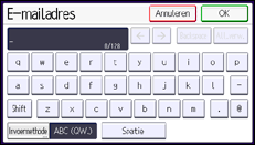 Schermafbeelding bedieningspaneel