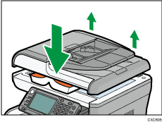 Illustratie van de ADF