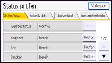 Abbildung Bedienfeld-Display