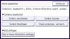 Abbildung Bedienfeld-Display