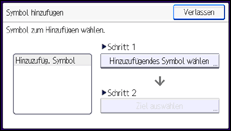 Abbildung Bedienfeld-Display