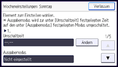 Abbildung Bedienfeld-Display