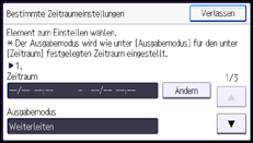 Abbildung Bedienfeld-Display