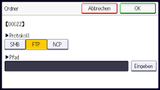 Abbildung Bedienfeld-Display