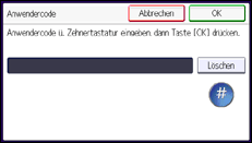 Abbildung Bedienfeld-Display