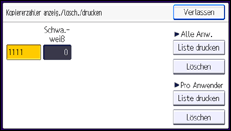 Abbildung Bedienfeld-Display