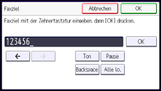 Abbildung Bedienfeld-Display