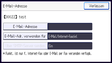 Abbildung Bedienfeld-Display