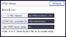 Abbildung Bedienfeld-Display