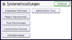 Abbildung Bedienfeld-Display