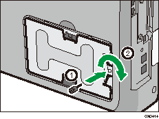 Abbildung rechte Seite des Geräts