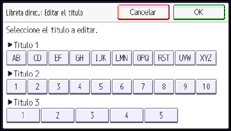 ilustración de la pantalla del panel de operaciones