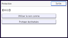 Illustration de l'écran du panneau de commande