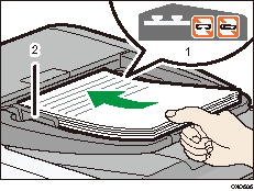 Illustration de l'ADF avec numérotation