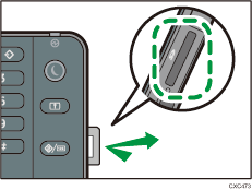 Illustration du logement pour supports