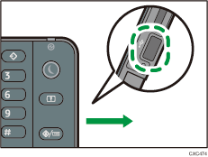 Illustration du logement pour supports