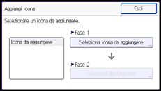 Illustrazione schermata pannello di controllo