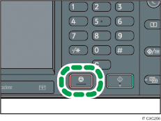 Illustrazione del tasto Stop