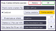 Illustrazione schermata pannello di controllo