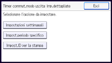 Illustrazione schermata pannello di controllo