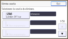 Illustrazione schermata pannello di controllo