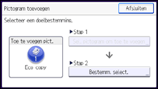 Schermafbeelding bedieningspaneel