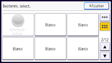 Schermafbeelding bedieningspaneel