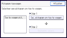 Schermafbeelding bedieningspaneel