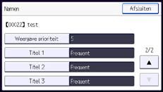 Schermafbeelding bedieningspaneel