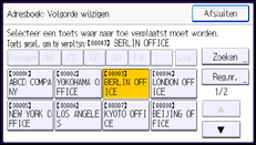 Schermafbeelding bedieningspaneel